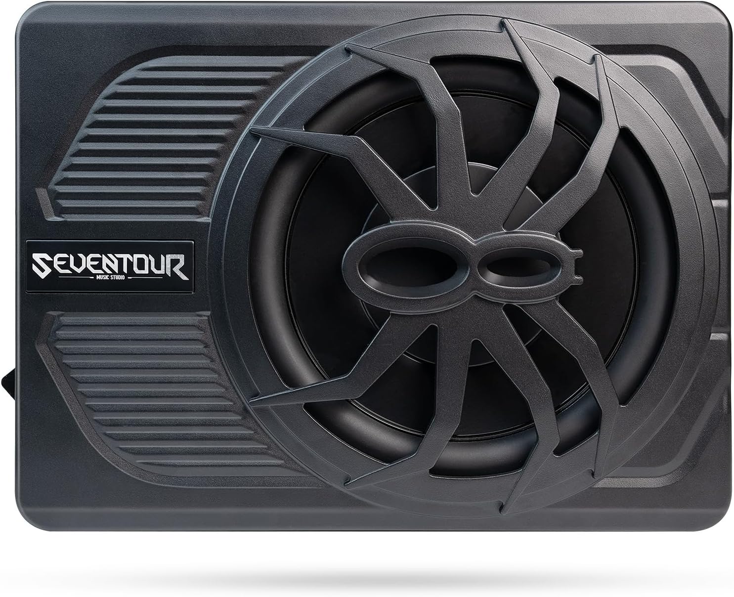 10" Upgrade 800W Slim Under Seat Powered Car Subwoofer, Car/Truck Audio Sub Built in Amplifier amp Combo Package, with Blue LED Light (Subwoofer+Installation Wire Kit) - Image 8