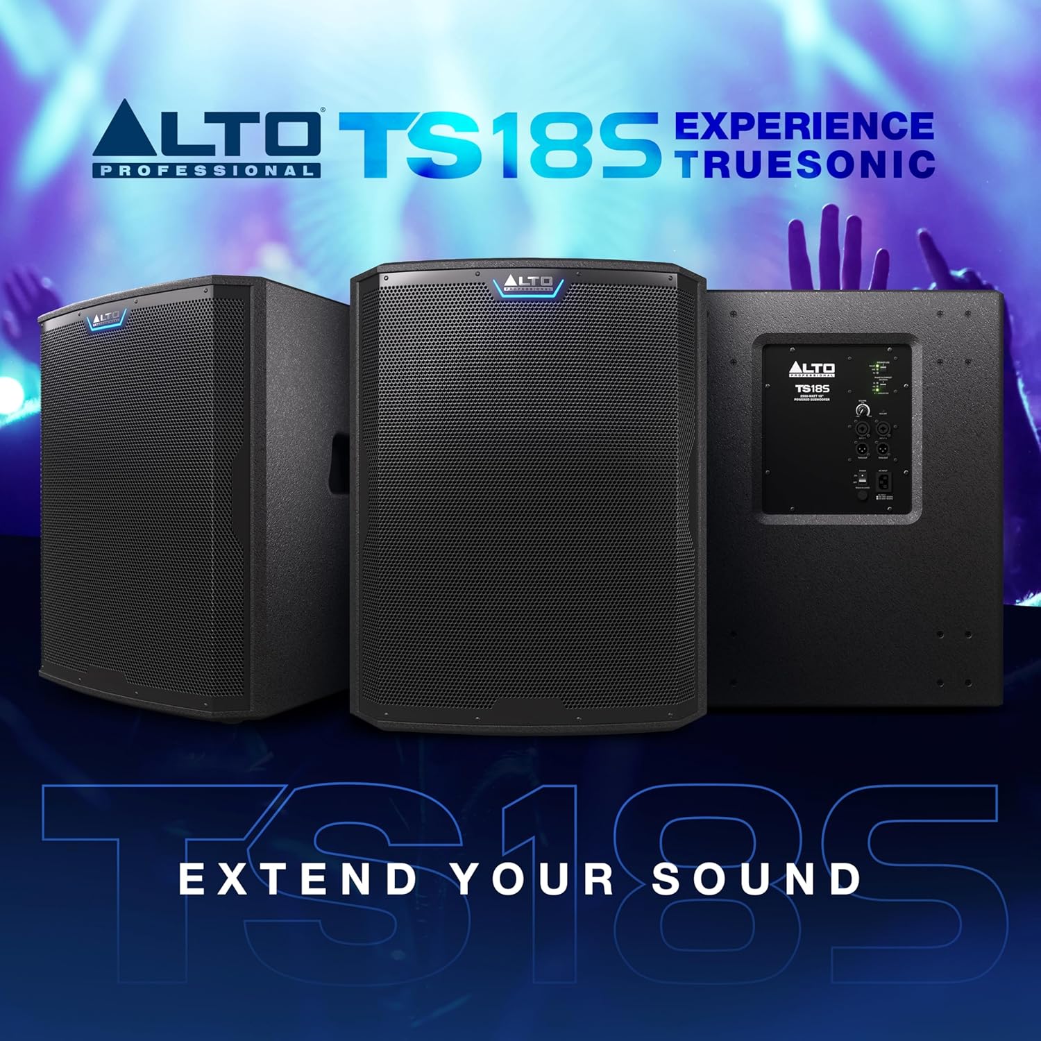 ALTO TS18S - 2500W 18" Subwoofer, Powered PA Speaker with 6 Selectable DSP Modes, Easy Setup, 137 dB, 3" Voice Coil, Superior Bass - Image 7