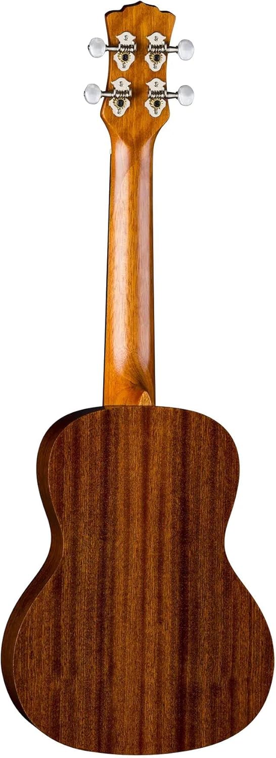 Tattoo Concert Mahogany Ukulele with Gig Bag, Satin Natural - Image 2