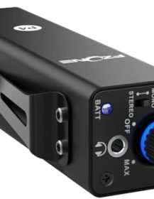 FZONE Upgraded in-Ear Monitor Amplifier Portable IEM with Super Great Sound Quality, Stereo/Mono Switch, Enhanced Durable Belt Clip